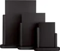 Securit Tischaufsteller ELEGANT, klein, schwarz
