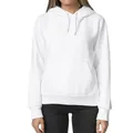 Smith & Solo Hoodie Damen – Kapuzenpullover Frauen Baumwolle Long, mit Kapuze Pullover Sweatshirt Rundhals, Slim Fit Freizeit Sport Langarmshirt, Hoodies Training - Pulli Streetwear (XS, Weiß)