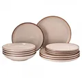 Rosenthal Geschirr-Set Geschirr-Starter-Set Profi Casual Shell (12-teilig)