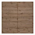 Delta Rhombus Sichtschutzzaun Kiefer KDI Braun 180x180cm 5900236514300