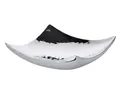 EDZARD Servierschale Dallas, Edelstahl, Schale, quadratisch, Silber-Optik, hochglanzpoliert, H 5 cm