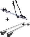 Fahrradträger SAGITTAR + Dachträger VDP004 L kompatibel mit für Mitsubishi Space Star DGO 98-05