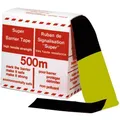 TancCo Kelma Afzetband geel/zwart blok 500m - 3280003 - 3280003