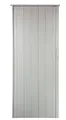 H&S Falttür/Schiebetür Weiß Gewischt Modern 202 cm H x 84 cm B Kunststoff Extrem pflegeleicht Magnetverschluss vormontiert