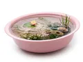 LB H&F Moderner Miniteich & Pflanzschale Fertigteich Metallwanne rosa Wanne Schale Wasser rund 47 cm groß wasserdicht (4)