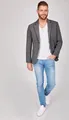 SteffenKlein Herren Sweat-Sakko Centered 1355-L, 1355-M, 1355-S, 1355-XL, 1355-XXL, 5559-L, 5559-M, 5559-S, 5559-XL, 5559-XXL, 1355-XS 1314 grau L