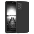 Für Samsung Galaxy A32 5G Handyhülle Silikon Schutz Hülle Back Cover Schwarz