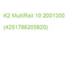 K2 MultiRail 10 Kurzschiene Trapezblech L100mm 2001300 (4251786205820)