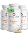 vitaworld Beta Glucan Kapseln 3 Dosen hochdosiert 500mg