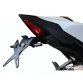 PROTECH Kennzeichenhalterset inkl. Reflektor und Kennzeichenbeleuchtung Edelstahl/Aluminium pulverbeschichtet schwarz, schwarz