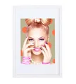 IDEAL TREND Bilderrahmen Lifestyle Plexi Foto Rahmen Collage Wanddeko Poster S111: Farbe: Weiß | Format: 10x15