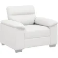 vidaXL Sessel Weiß 100x81x84 cm Kunstleder 4105332