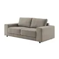Riess Ambiente Großes Sofa LOFT - B: 210cm - Taupe - 3-Sitzer Couch mit Taschenfederkern und Samtbezug, Rundum Bezug