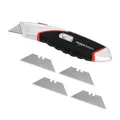 Allzweckmesser einziehbar 3-Positionen-Klinge 5 von Amazon Basics, ergonomisch