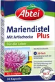 Abtei Mariendistelöl Plus Mariendistelölkapsel Artischocke Leber 30 Kapseln