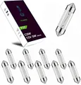 LIGHTWORLD24 10 x Soffitte 12V 5W C5W SV8,5 36mm Kennzeichenbeleuchtung Glühlampe PKW Innenraum
