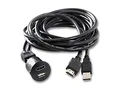 Alpine KCU-1H USB-/HDMI-Einbaubuchse für FIAT Ducato HDMI-/USB-Verlängerungskabel mit Einbaubuchse, 1,8 m