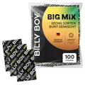 BILLY BOY Kondome Big Mix 100er | 56 mm | Kondommix in breiter Passform | verschiedene Sorten bunt gemischt | (1x100 Stück)