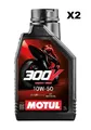 2 Liter Öl Motorrad MOTUL 300V 4T Factory Line Road Racing 10W50 100% Kunststoff