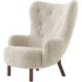 &Tradition Petra VB3 Sessel, walnuss geölt / sheepskin moonlight