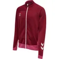 Hummel Lead Poly Zip Jacke - rot