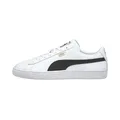 PUMA Basket Classic XXI Sneaker für Herren, Puma Weiß Puma Schwarz, 37 EU