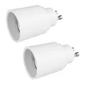 2x Lampensockel Adapter GU10 auf E27 Fassung Sockel Stecker Glühbirne Lampe LED
