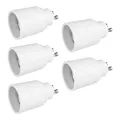 5x Lampensockel Adapter GU10 auf E27 Fassung Sockel Stecker Glühbirne Lampe LED