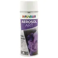 DUPLI-COLOR AEROSOL ART RAL 9016 verkehrsweiß glänzend 400 ml, Spraylack für vielseitigen Einsatz, schnelltrocknend, hohe Deckkraft, für Innen- und Außenbereiche geeignet