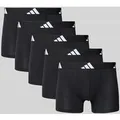 adidas Sportswear Trunks mit elastischem Logo-Bund im 5er-Pack in Black, Größe XXL