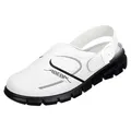 Abeba 7335 Clog weiß/ schwarz - 35 - Schwarz - 35