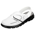 Abeba Berufsschuhe Dynamic Clog weiß/schwarz Gr. 35