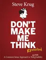 Steve Krug Don't Make Me Think, Revisited (Taschenbuch) (US IMPORT)