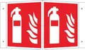 SafetyMarking® Brandschutzschild Feuerlöscher 26 cm x 15 cm 15.A5030