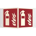 SafetyMarking® Brandschutzschild "Feuerlöscher" quadratisch 26,0 x 15,0 cm,...