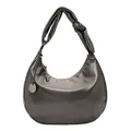 Tamaris Schultertasche Hobo Bag silberfarben 39 cm x 27 cm x 10 cm