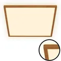 Briloner - Led Deckenlampe Holz Deckenleuchte Wohnzimmer Indirektes Licht Flach Warmweiß