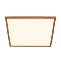 BRILONER LED-Deckenleuchte mit Holzrahmen, warmweiß, 42 cm