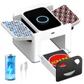 Kartenmischmaschine Elektrische,Automatischer Kartenmischer,Mischmaschine USB,Karten Mischgerät mit Akku 2000 mAh,Kartenroboter UNO Kartenmischgerät,Automatic Card Shuffler gilt für Alle Spielkarten