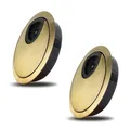 Kabeldurchführung Schreibtisch, 2 Stück Edle Bronze Kabeldurchführungen 60 mm...