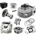 Moretti 80cc Zylinder und Zylinderkopf für Huragan 5 Roller mit horizontalem Motor