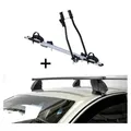 Fahrradträger SAGITTAR + Dachträger K1 MEDIUM kompatibel mit für Toyota Aygo II (5Türer) ab 14
