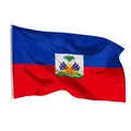 PHENO FLAGS Haiti Flagge 90x150 cm – Wetterfeste Nationalflagge aus Polyester mit Doppelnaht & Metallösen