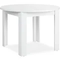 Homestyle4u Esstisch Rund 106 cm Weiß 2790