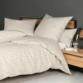 Janine Edelflanell Bettwäsche Chinchilla S 78060 Kissenbezug einzeln 80x80 cm | naturell - beige