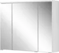 Held Möbel 3D-Spiegelschrank Porta 80 cm ohne Beleuchtung weiß