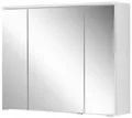 Held Möbel 3D-Spiegelschrank Porta 80 cm ohne Beleuchtung weiß