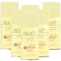 RUUM Lufterfrischer Nachfüller 6er Pack Soft Cashmere&Vanilla - Duft Nachfüller kompatibel mit Air Wick Freshmatic, Glade Brise - 6x 250 ml Duftspray für Geruchsneutralisierung & Frische