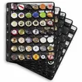 Leuchtturm 5 Stk. Kunststoffhüllen COMPART, für42 Kronkorken / Champagner-Deckel