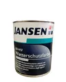 Holzdeckfarbe Außen ISO WSF Wetterschutzfarbe Weiß Jansen 750ml